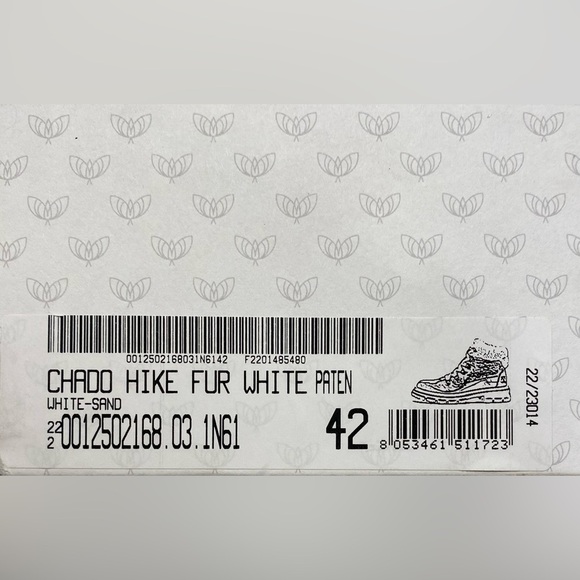 Candice Cooper Chado Patent Leather and Shearling Boots in White, size 10.5 - 11 - Picture 3 of 10